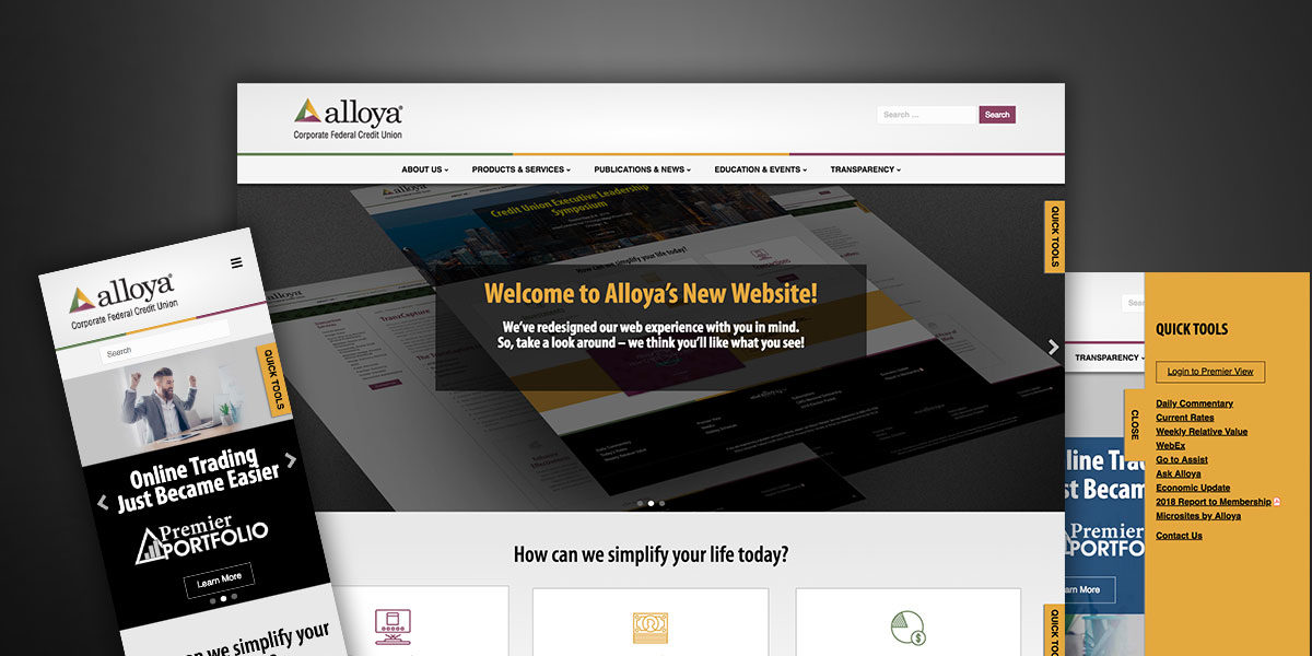Alloya Corporate CU website