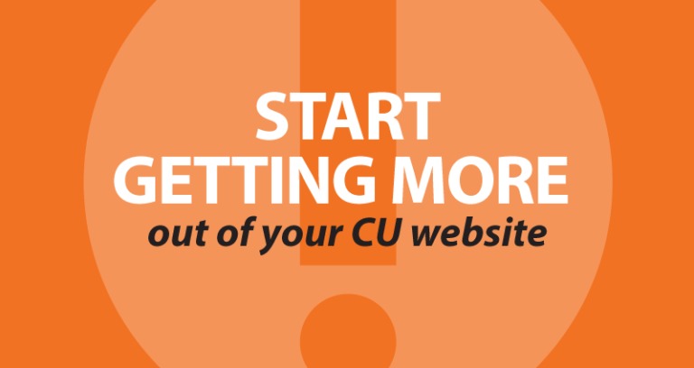 start getting more out of your CU website
