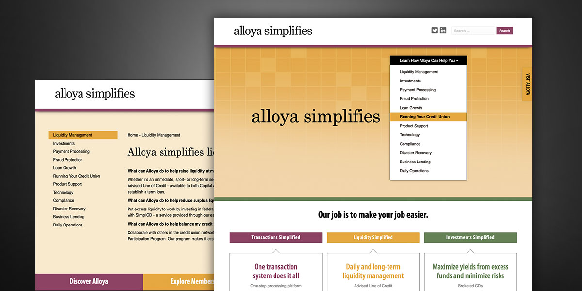 Alloya Simplifies Marketing Campaign Site