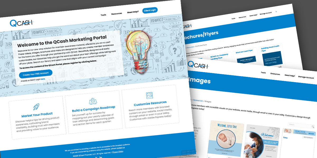 QCash Portal Website