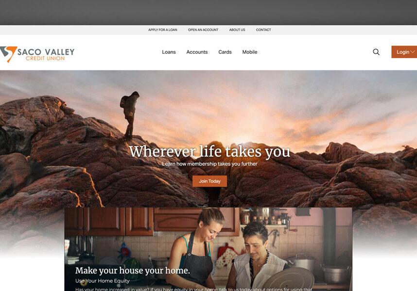 Saco Valley Website Redesign