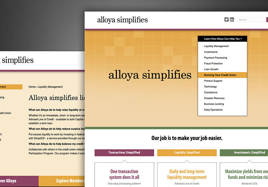 Alloya Simplifies Marketing Campaign Site